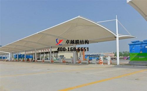 浚縣膜結(jié)構(gòu)充電站樁停車棚/雨棚【?？h漢生食品有限責(zé)任公司等】工程設(shè)計(jì)施工案例